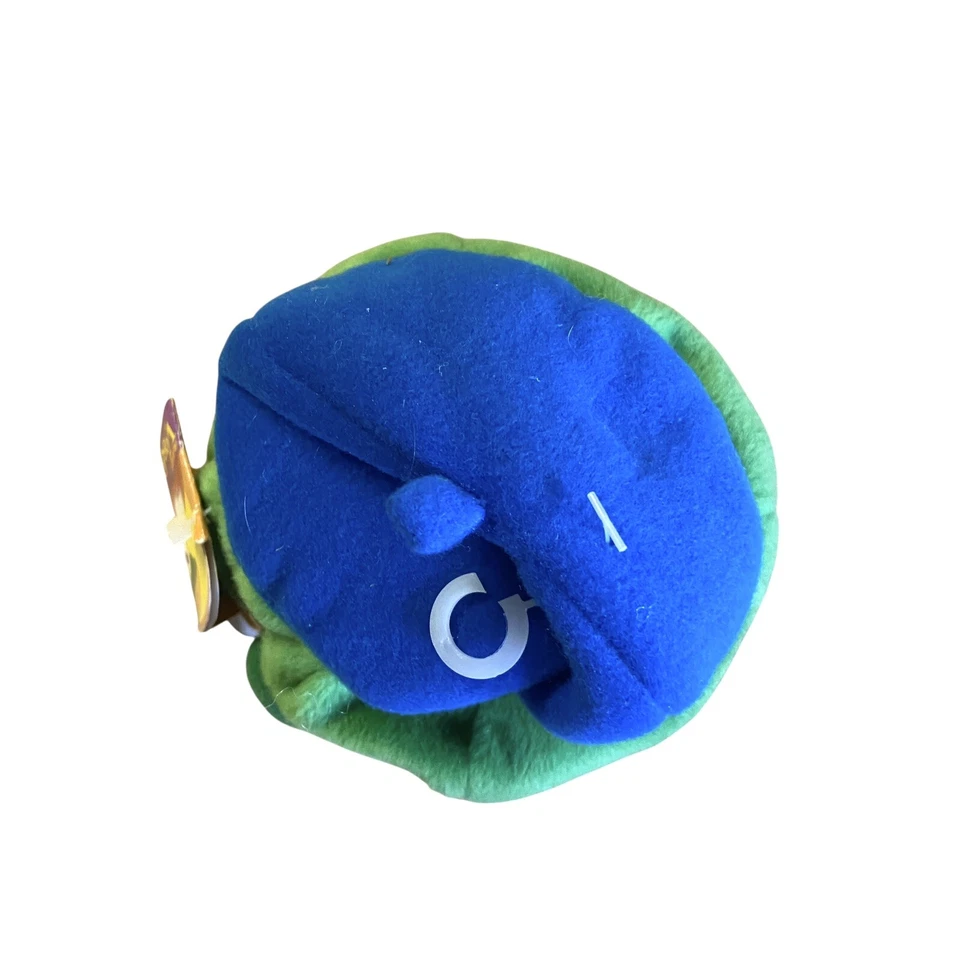 GUND Veggie Tales Peluche French Pea Phillipe Boina Azul 6” Juguete de Peluche Foto 2 de 4