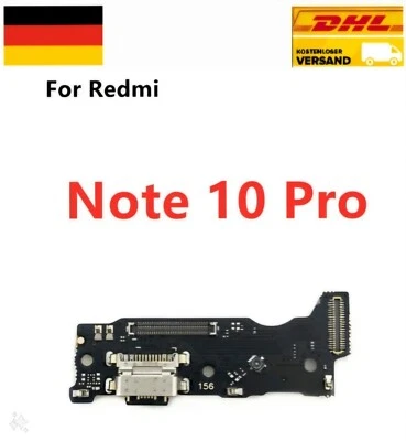 MARKENLOS Xiaomi Redmi Note 10 Pro 4G Ladebuchse Dock Connector Mikrofon USB Charging PORT