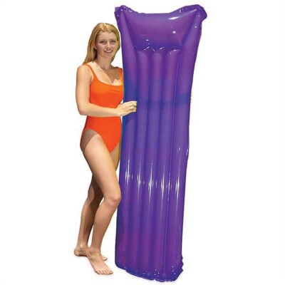 Swimline Color-Brite Air Mat Inflatable Swim POOL Float Lounge Heavy Vinyl 9014