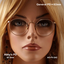 American Optical Ful-Vue 12K Gold Fill True Antique Eyeglasses  Case