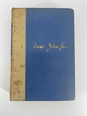 The Life Of Samuel Johnson James Boswell 1948 Hardcover