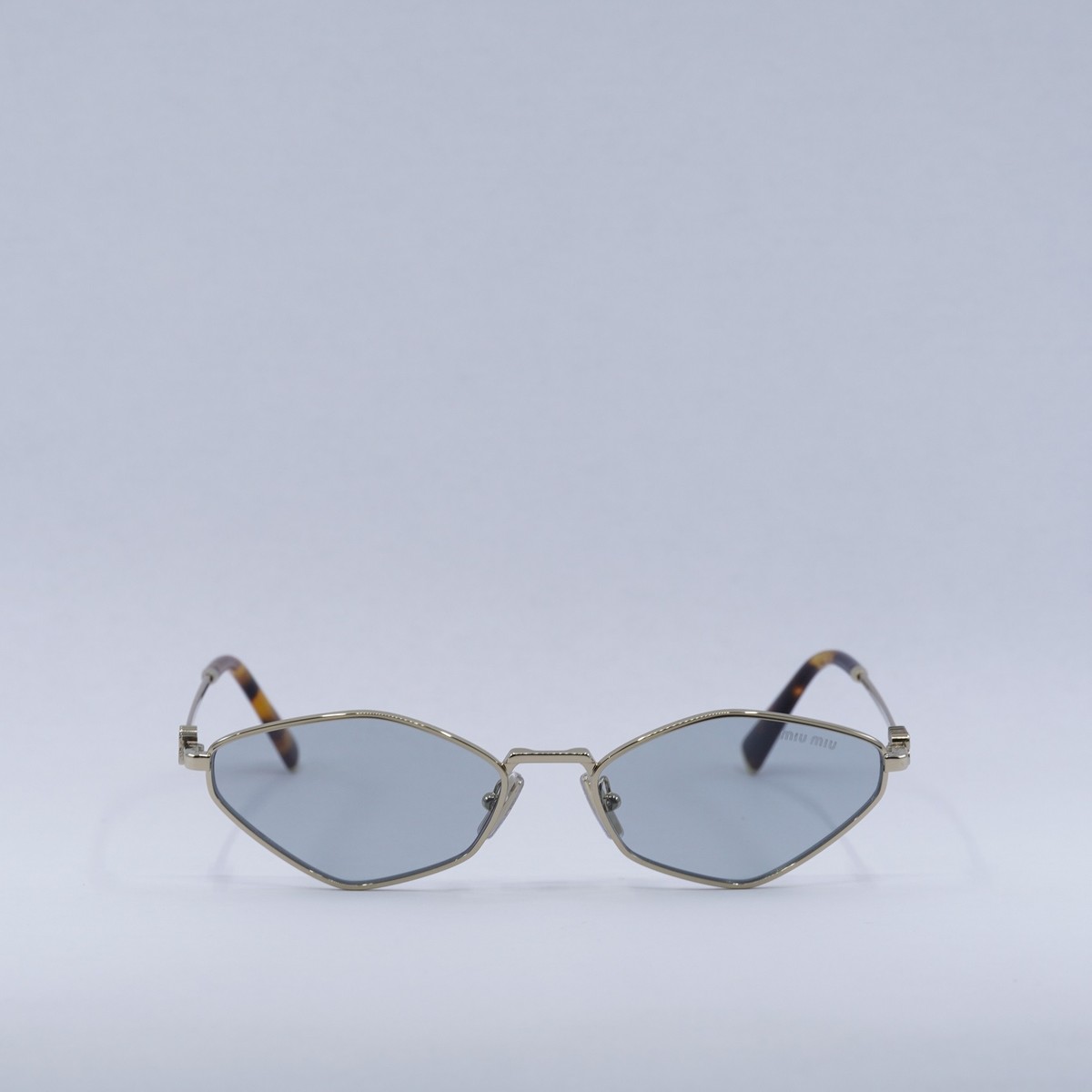 MIU MIU MU56ZS ZVN50K Pale Gold/Light Grey 56-17-140 Sunglasses