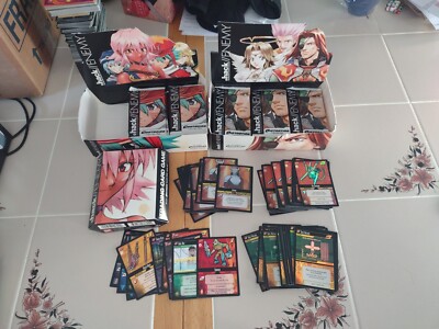 .hack ENEMY Sealed Deck and Boosters TCG CCG Contagion Distortion Black Rose Dot