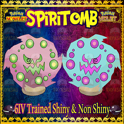 🍊Shiny/Non-shiny Spiritomb 6IV🍇Pokémon Scarlet/Violet (💯Legal