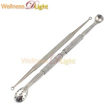 2- piece facial care set Comedone quet blackhead remover spoon needle