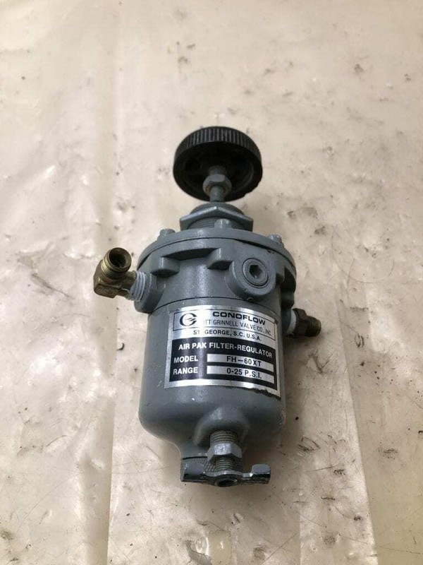 Conoflow FH-60XT 1/4" Air Pak Filter Regulator 0-25PSI (LOT OF 2)