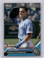 🟦 MICHAEL MASSEY Rookie Card 2023 Topps Now #354 BLUE Parallel 27/49 Royals RC
