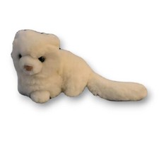 Persian Cat Plush Russ Berrie Collection White Nikki Stuffed 23" Long Vintage