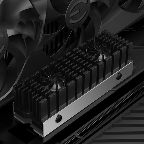 M.2 NVME SSD-Kühlkörper Dual Engine Tower SSD-Kühler für 2280 Solid State Drive - Bild 2 von 12
