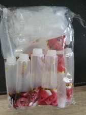 Empty Lip Gloss Bottles Tube,18 Pieces Refillable Plastic Clear/ caps & fillers