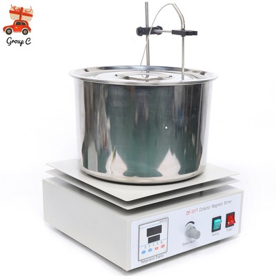 10L Digital Heat-gathering Magnetic Stirrer Water Oil Bath Mixer 400  Thermostat