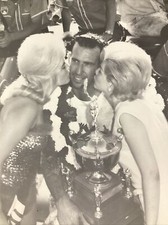 NASCAR 1964 Dixie 400 Original Photo Rare VHTF Ned Jarrett Kiss Jack Black Ford