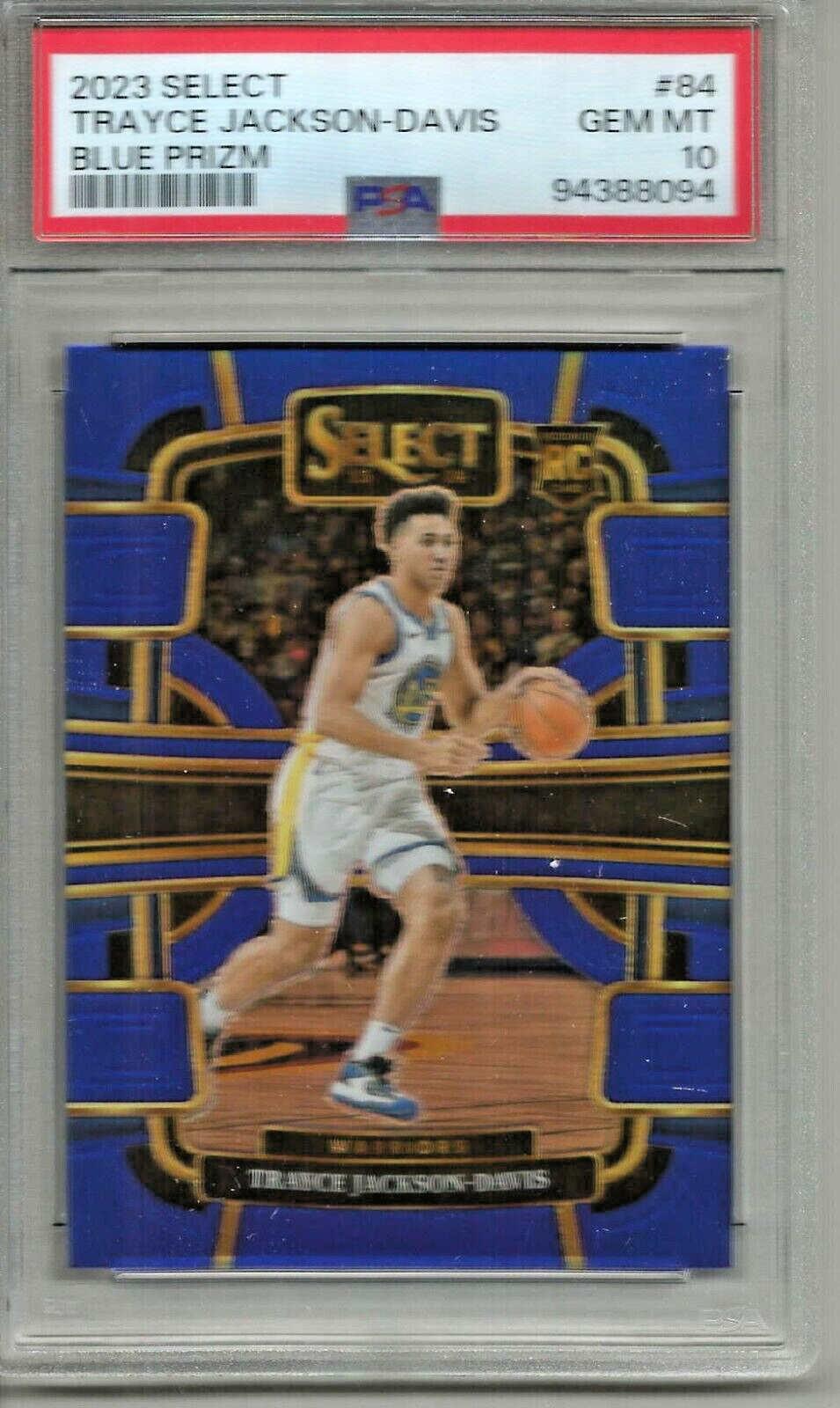 Trayce Jackson-Davis 2023/24 Panini Select Concourse Blue Prizm Rookie PSA 10