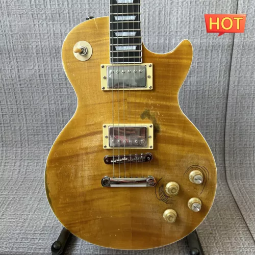 1959 Standard Aged Kirk Hammett Greeny Electric Guitar Relic Mahogany Body