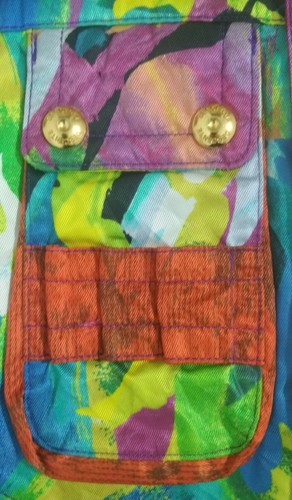 Chaleco Chaqueta De Colección Descente Mate Sin Mangas Multicolor Arte Esquí Ropa de Calle - Imagen 9 de 11