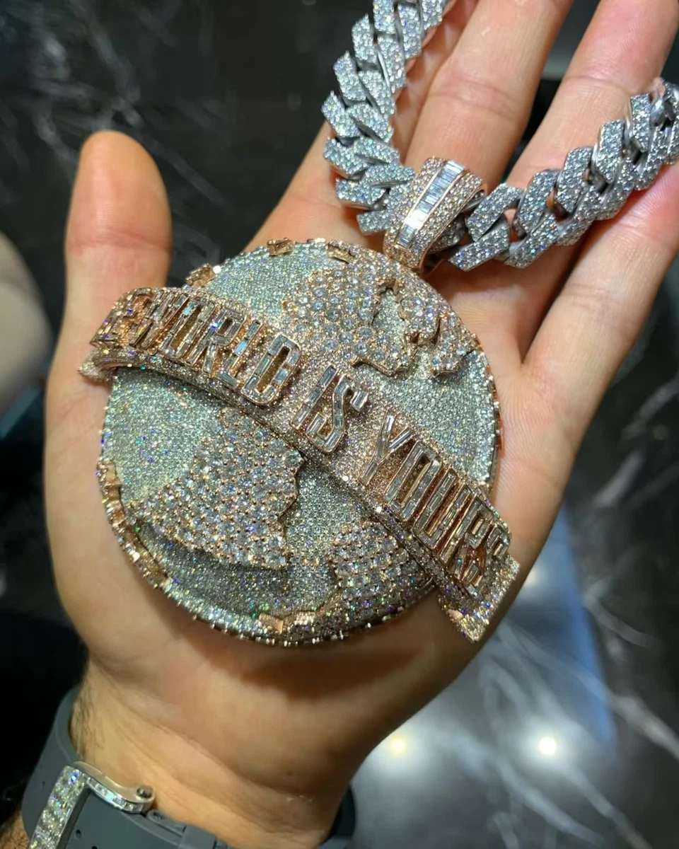 Hip hop diamond pendants deals