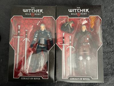 McFarlane The Witcher Wild Hunt Geralt of Rivia Viper Armor 7'' Action Figure Lot
