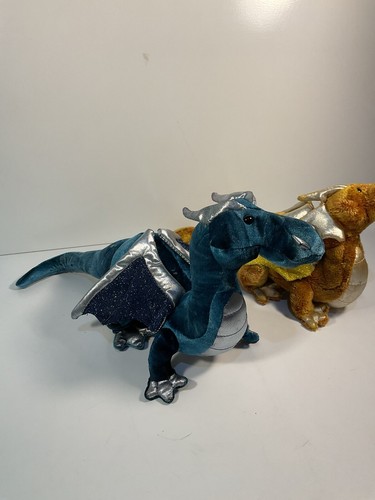 Pair Of Douglas Cuddle Toy Dragons #728 B & 729 B , Plushies, New With Tags - Picture 6 of 21