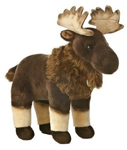 L K Aurora Moose 14 Stuffed Animal Wildlife Baby Soft Toy Global New Ebay