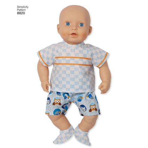 Simplicity SEWING PATTERN 8820 Dolls Clothes, Sling,Bag,Towel For 15"/38cm Dolls - Picture 6 of 10