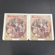 Tom Jones Part 1 2 Vintage CED Movie VideoDisc Selectavision Albert Finney 82