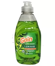 GAIN Ultra Clean Dishwashing Liquid Soap Grease Cleaner Dish Washer Sale 8oz 1Pk