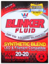 Blinker Fluid Joke Advertisement mythical automotive material display STICKER