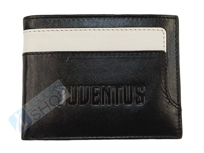 FC JUVENTUS LOGO GELDBÖRSE HERREN ECHT LEDER OFFIZIELLES PRODUKT ENZO CASTELLANO