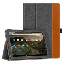 Case for Amazon Fire HD 10 (13th/11th Gen, 2023/2021) Slim Fit Folio Stand Cover
