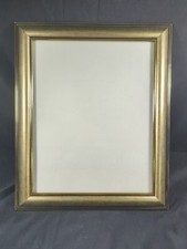 Brushed Gold Ornate Shiny Metallic Vinyl Photo Picture FRAME Holds 8X10"