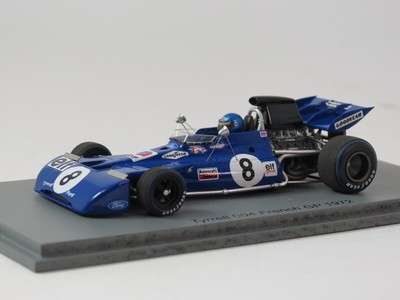Modèle Réduit 1:43 SPARK Tyrrell F1 004 #8 GP France 1972 - Patrick Depailler - Neuf