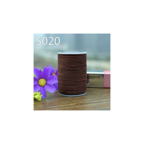 Professional 3 Strands Waxed Lined Thread 0.8mm 60M hand sewing leathercraft - Picture 13 of 49