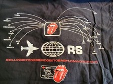 1997 ROLLING STONES "BRIDGES TO BABYLON" World Concert Tour T-Shirt Large