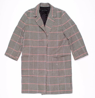 zara plaid overcoat