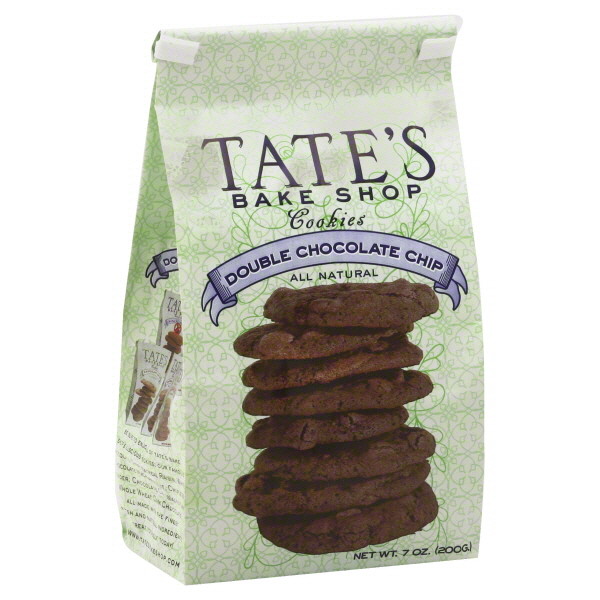 Tate's Bake Shop Gluten Cookies Double Chocolate Chip 7 Oz for sale