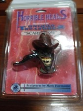 1999 UNIQUE TREASURES HORRIBLE HEADS SCARECROW MINT SCULPTURES BY MARK FIERMONTE