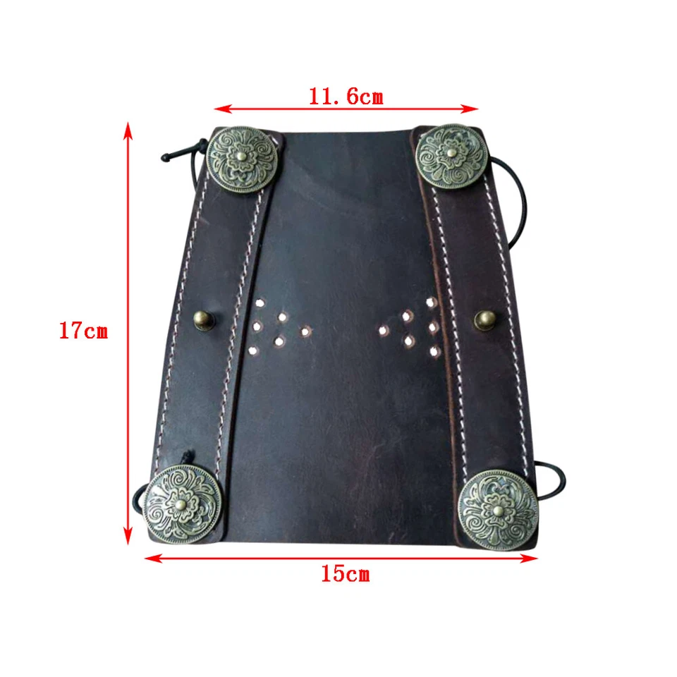 Cow Leather Arm Guard Bracer Protector Gear Traditional Archery Bow Shooting - Image 4 of 4