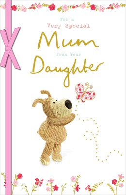 Daughter Mothers Day Cards Boofle Mum From Your Daughter Mother's Day Greeting Card Cute Mothers Day  Cards | Ebay