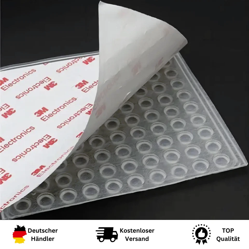 Silikon Anschlagpuffer 100 Stück Elastikpuffer Schutzpuffer Puffer Wandschutz - Bild 2 von 4