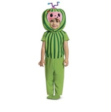 NEW Cocomelon Melon Toddler Boys Girls Child Costume Size 3T-4T