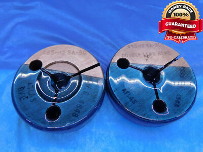 .495 12 SA 3C DOUBLE LEAD STUB ACME THREAD RING GAGES GO NO GO = .4648 & .4588