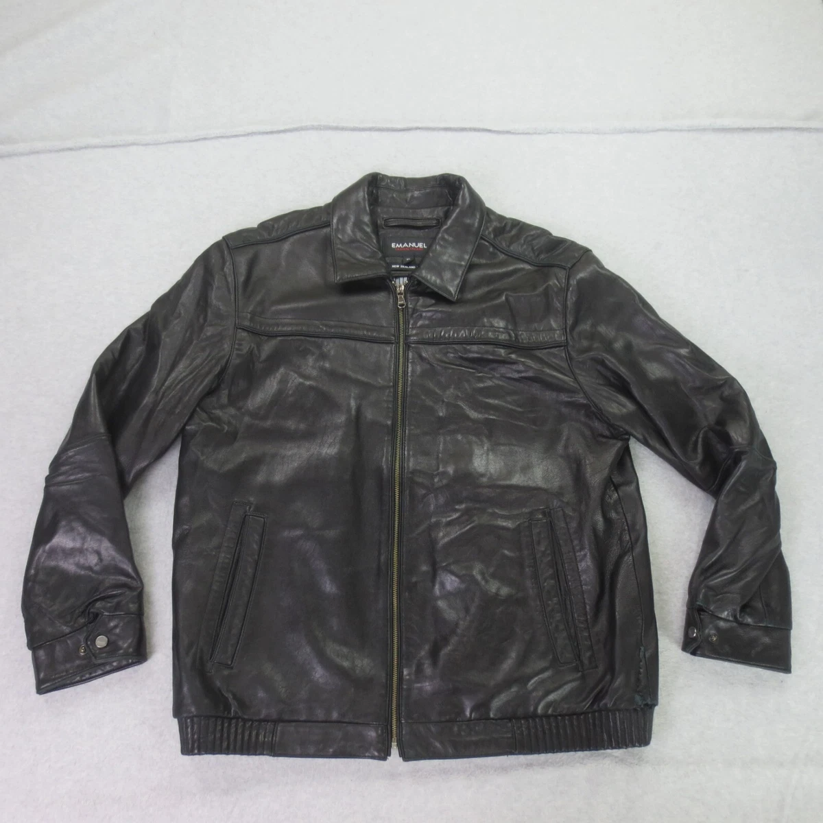 Emanuel Ungaro Coats, Jackets & Vests Leather Outer Shell for Men