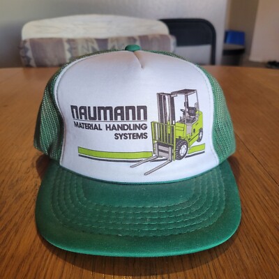 Naumann Material Handling Systems Trucker Cap Hat Mesh Snapback 
