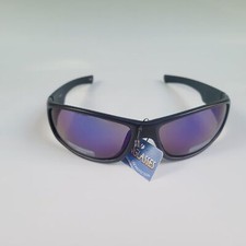 Sunglasses UV Protection Polycarbonate lens full frame wrap around black