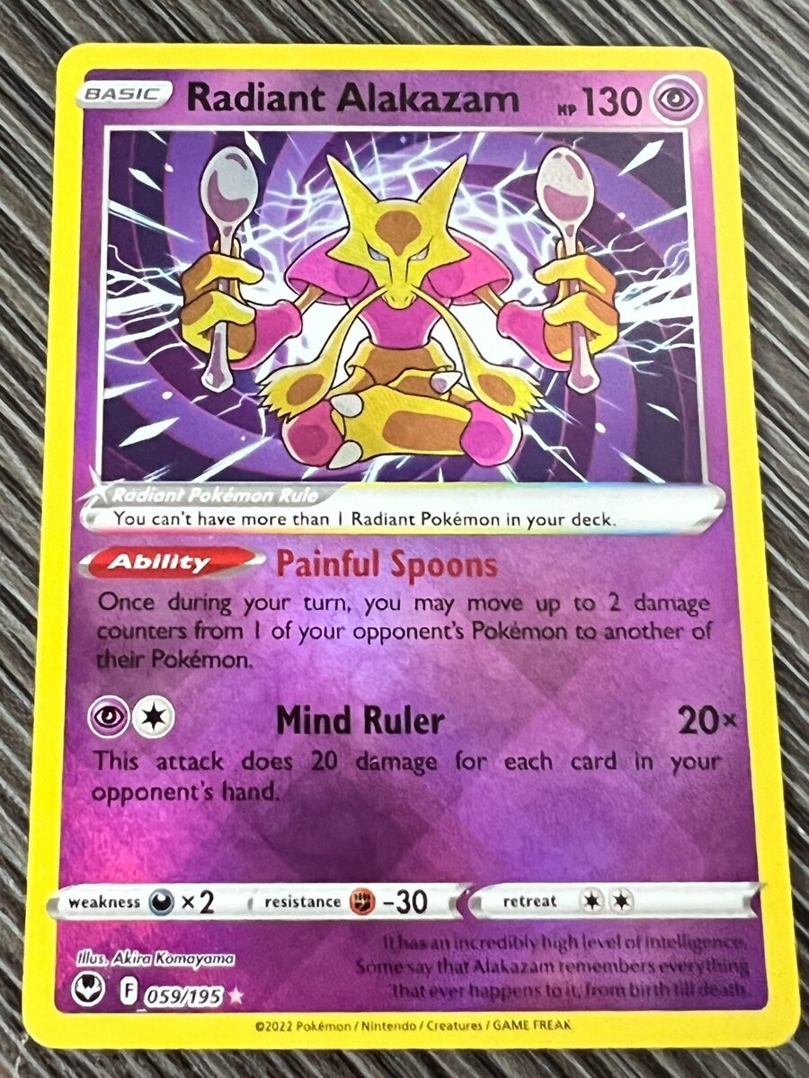 The Cards Of Pokémon TCG: Silver Tempest Part 14: Radiant Alakazam