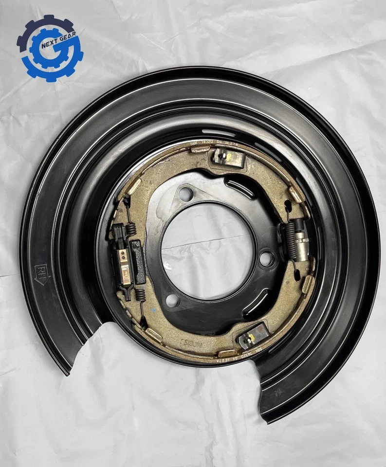 233316765 OEM GM Respaldo Derecho Placa de Freno Culo con Kit de Zapatas 16-21 Chevy Cadillac Foto 3 de 4