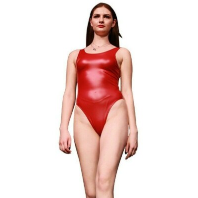 rubber one piece swimsuit