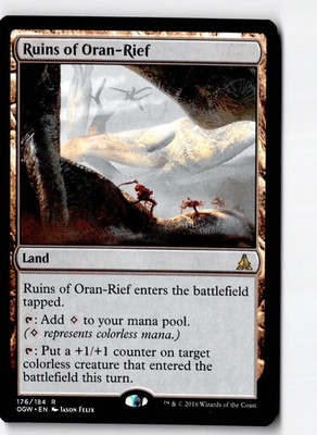 Ruins of Oran-Rief 176 Rare Oath of the Gatewatch Magic: The Gathering LP