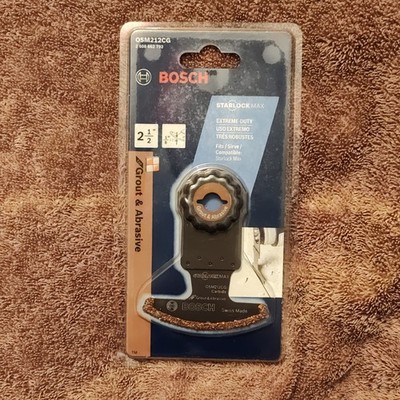 Bosch OSM212CG Carbide Grout & Abrasive Removal Blade Starlock Max Tool