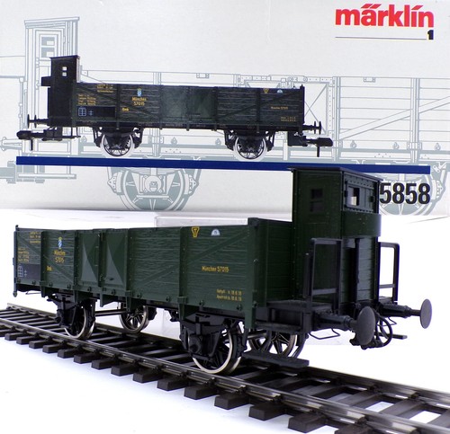 MÄRKLIN NEW SCALA 1 CARRO APERTO CON GARITTA MONACO 57015 FERR.BAVARESI art 5858 | Zustand: Usato